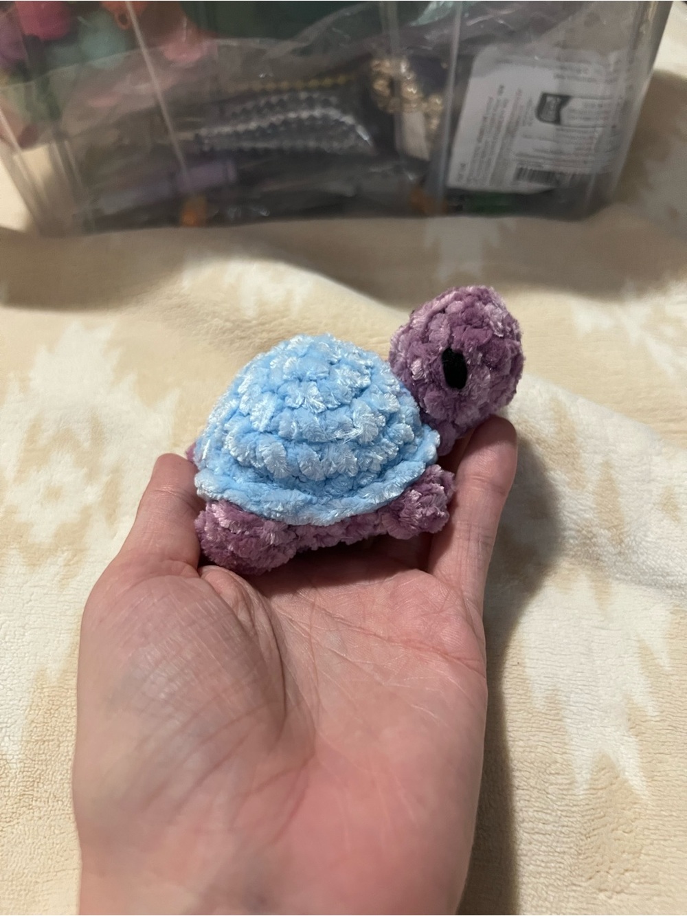 Mini Crocheted Turtle 🐢 - Picture 2 of 5